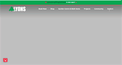 Desktop Screenshot of lyonslandscaping.com